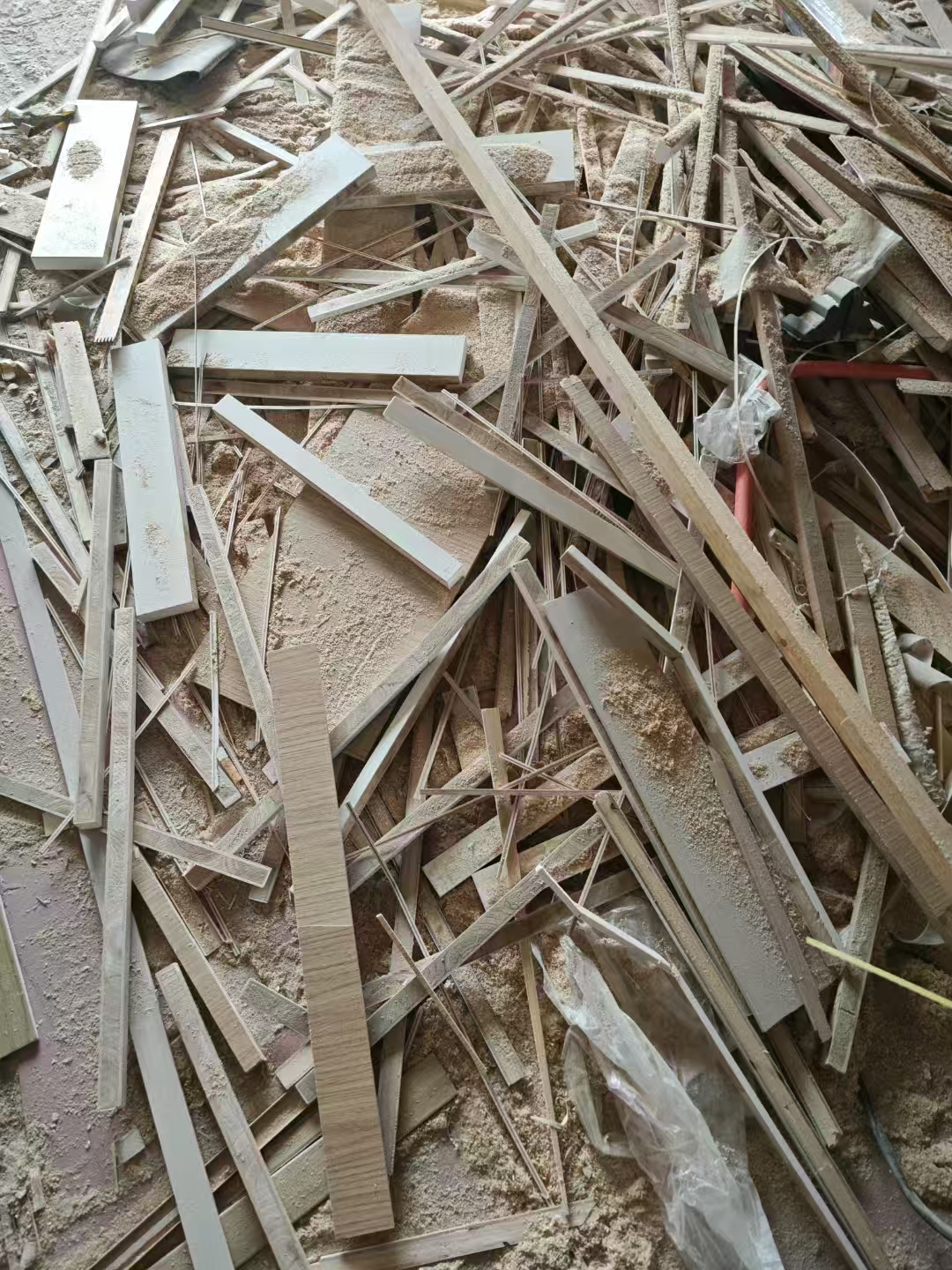 想看到是不是真木頭，請去工地哦